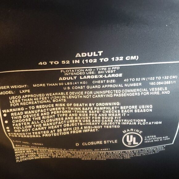 Free Motion Life Jacket - Picture 8 of 8